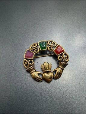 🙈2/$40 Vintage Soldor Celtic Brooch #9CEL